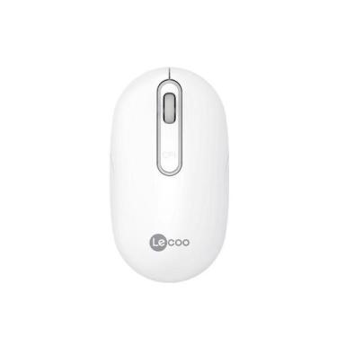 Imagem de Mouse sem Fio Lecoo WS207 - 2.4GHz - 1600dpi - Branco - WS207WH