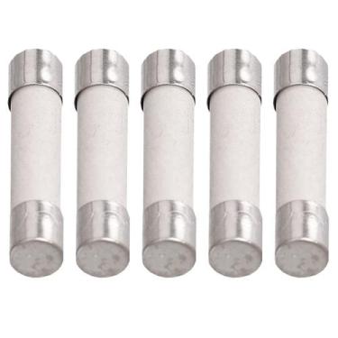 Imagem de Kit com 5 Fusíveis de Cerâmica 20A 6x30mm para Forno Microondas - DIVE