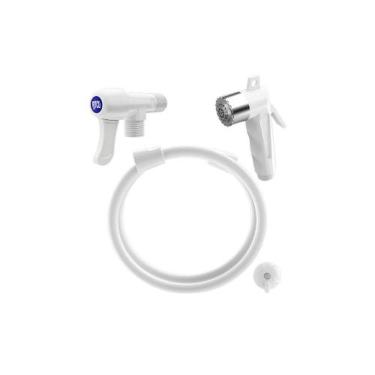 Imagem de Ducha Higiênica DUCHA HIGIÊNICA GATILHO com REGISTRO ABS BRANCO 1,2M - ROCO com Acionamento Manual e Flexível Incluso 1