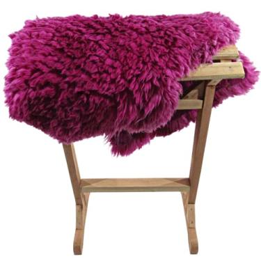 Imagem de Pelego Rosa Pele De Carneiro/Ovelha Escovado Montaria