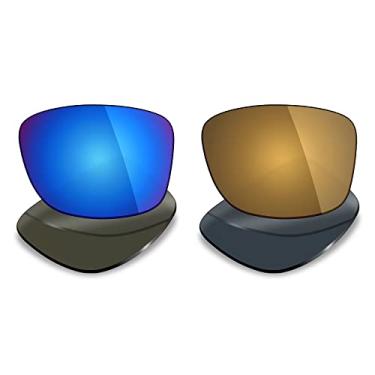 Imagem de Mryok 2 pares de lentes polarizadas de substituição para óculos de sol Oakley Jupiter Squared – Opções