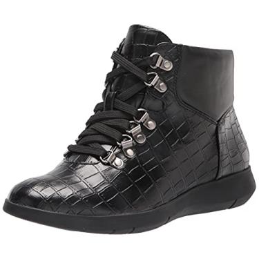Imagem de Aerosoles Bota de cano curto feminina Frankie, Croco preto, 8.5