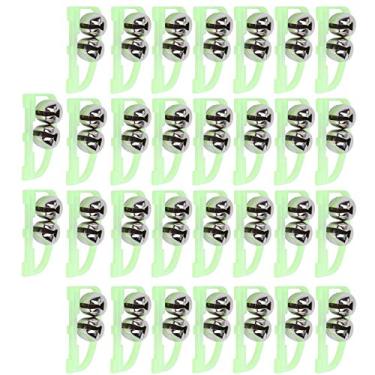 Imagem de Alarme de isca de vara de pesca, alarme de isca de vara de pesca, luz de sino, alerta luminoso, clipe de ponta de vara para pescadores ocasionais ao ar livre