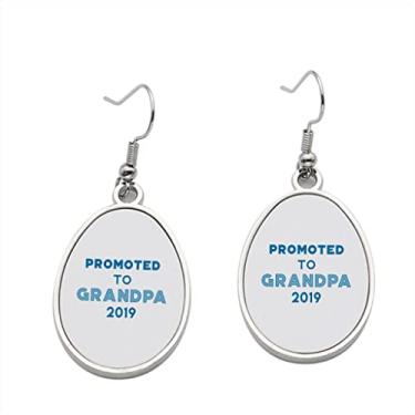 Imagem de Brinco Promoted to Grandpa 2019 – Brincos pendentes para meninas – Presente de festa de aniversário dos namorados, Metal, Sem pedras preciosas