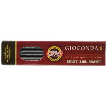 Imagem de KOH-I-NOOR Grafite para lapiseira de 5,6 mm de diâmetro 80 mm 6B