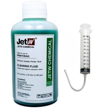 Imagem de Kit 100ml Solução Limpeza Aplicador Cleaner Cabeças Bulk Cartuchos Tinta