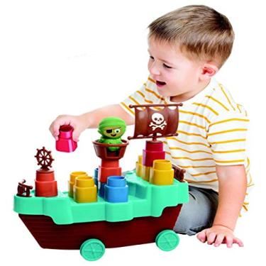 Imagem de Fofo Blocos Barco Pirata, Elka, Sortido, M