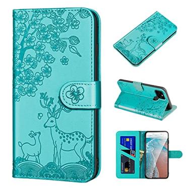 Imagem de Para o Google Pixel 4A 5G Sika Deer Padrão de relevo Horizontal Flip PU couro de couro com suporte e cartolina e carteira e moldura fotográfica