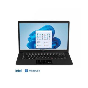 Imagem de Notebook Ultra Windows 11 Home Intel Celeron 4Gb Ram 500Gb Hdd 14,1 Po