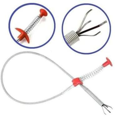 Imagem de Desentupidor Limpador Pegador Garras Pias Ralos Canos - 60Cm