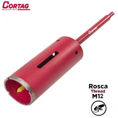 Imagem de Serra Copo Diamantada 53x150mm Profissional Cortag