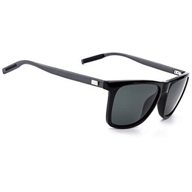 Imagem de Óculos De Sol Quadrado Masculino Feminino Polarizado Proteção UV400 Esportivo Dirigir Moda Original W9647