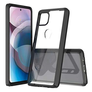 Imagem de capa de proteção contra queda de celular Para Motorola Moto One 5G Ace TPU à prova de arranhões à prova de choque + capa protetora de acrílico