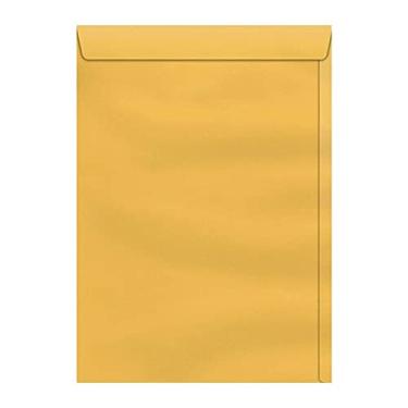 Imagem de Envelope Saco Kraft Ouro Scrity 80g 229x324mm c/ 10 Unidades