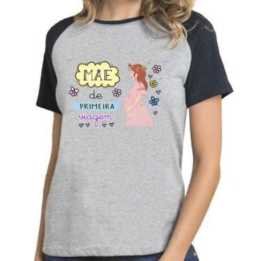 Imagem de Camiseta Feminina Mãe De Primeira Viagem Camisa Blusa - Mago Das Camis