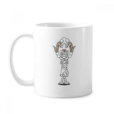 Imagem de Egito múmia Hórus chapéu caneca cerâmica cerâmica café porcelana xícara louça