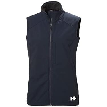 Imagem de Colete feminino Helly Hansen Paramount softshell, azul-marinho, PP