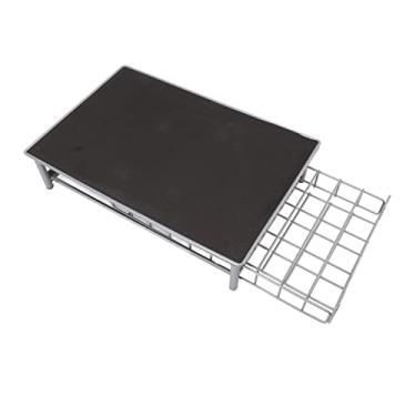 Imagem de Gaveta de Cápsulas de café, Revestimento Em pó Exclusivo, Gaveta de Cápsulas de café Com Capacidade para 60, Requintada para café (Cinza)