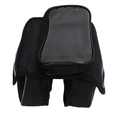 Imagem de Bolsa para Telefone de Bicicleta, Filme Transparente Suporte para Telefone de Bicicleta de Alta Segurança para Andar de Bicicleta para Telefone de 4,8 a 5,7 Polegadas para Bricolage (Azul)