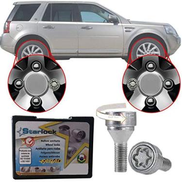 Imagem de Trava Antifurto Anti Roubo de Roda Parafuso Porca Farad Starlock Freelander 2 2010 em Diante Com Mais de 10.000 Segredos