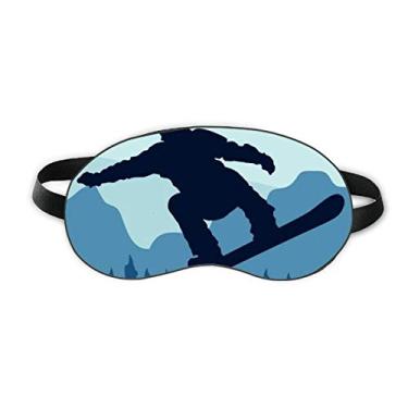 Imagem de Roupa de esqui e botas de inverno com estampa esportiva macia para dormir, cobertura para sombra noturna