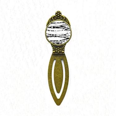 Imagem de Marcador de página com textura irregular, retrô, para escritório, com etiqueta