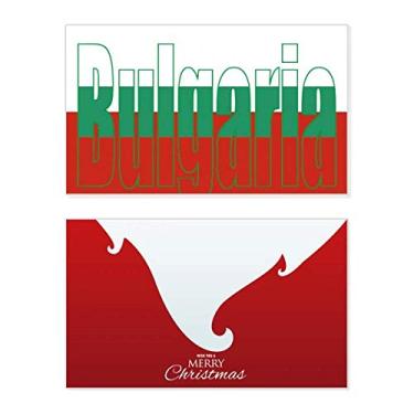 Imagem de Bandeira do país da Bulgária, feriado, feriado, cartão de felicitações, mensagem de Natal