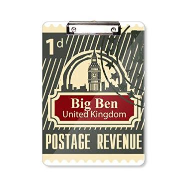 Imagem de London Postage Revenue United Kingdom UK Prancheta pasta de escrita placa de apoio A4