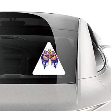 Imagem de DIYthinker Adesivo tradicional chinês com padrão de borboleta de pipa para carro, motocicleta, bicicleta, bagagem