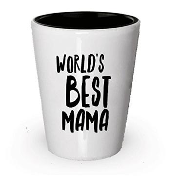 Imagem de Copo de shot World's Best Mama – Para as melhores mães (1)