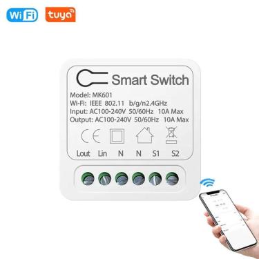 Tomada Inteligente Smart Plug Wi-Fi 16A 4PCS, Monitore o consumo de  energia, Tomada Smart Brasileiro, Plugue Inteligente Tomadas Wifi,  Compatível com