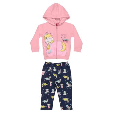 Imagem de Conjunto para Bebês com Jaqueta e Calça em Moletom Bee Loop-Feminino