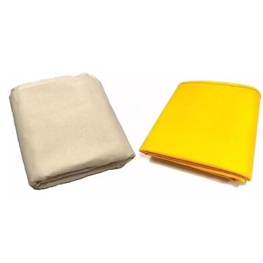 Imagem de Tecido/Pano Mesa Sinuca Original Thaís + Forro Para Pedra (Amarelo)