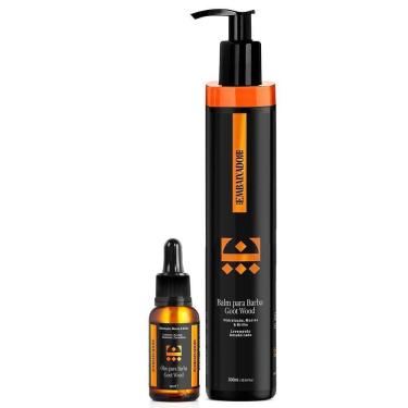 Imagem de Kit 01 Óleo Para Barba Goot Wood + 01 Balm Goot Wood Embaixador 300Ml