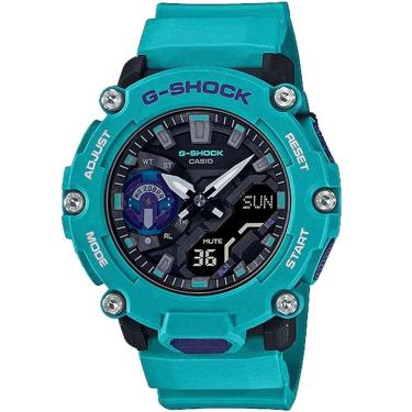 Imagem de Relógio CASIO G-SHOCK masculino azul GA-2200-2ADR