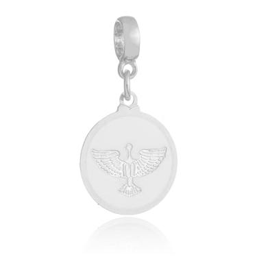 Imagem de Berloque Divino Espírito Santo Banhado a Prata 925