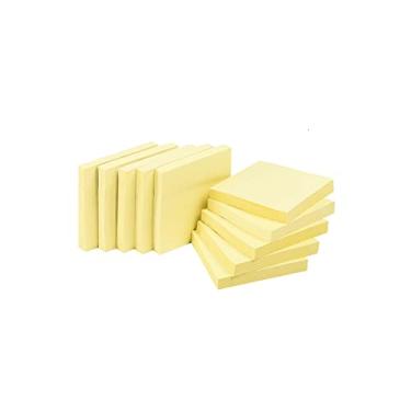 Imagem de newrong material de escritório Engraçado formas diferentes notas adesivas lembrete para geladeira, vidro, caderno Notas adesivas coloridas Amarelo 7,6 x 7,6 cm