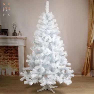 Imagem de Árvore Natal Verde Neve Nevada 1,5M 280 Galho Pinheiro 150cm - Shopbr