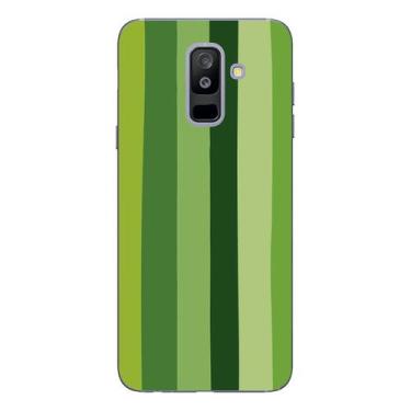 Imagem de Capa Case Capinha Samsung Galaxy A6 Plus Arco Iris Verde - Showcase