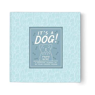 Imagem de Studio Oh! Diário de cachorro guiado lindamente ilustrado livro de capa dura - It's a Dog! A Keepsake Journal of My Four-Legged Friend