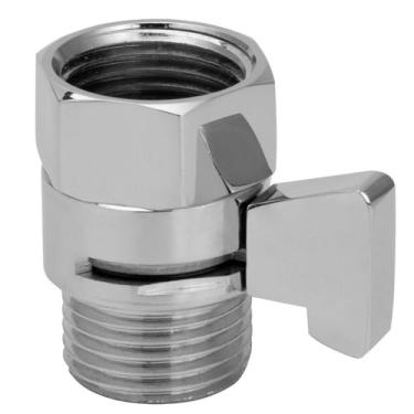 Imagem de Registro Botão Abre e Fecha Metal P/Ducha Desviador Gatilho