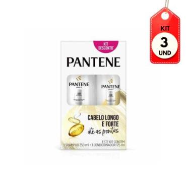 Imagem de Kit C/03 Pantene Liso Extremo Shampoo + Condicionador