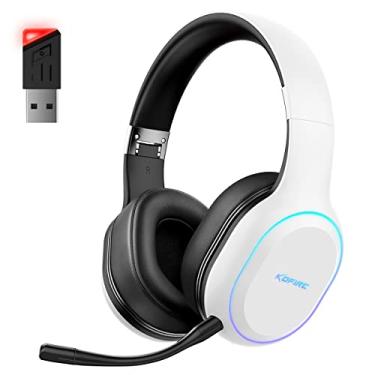 Imagem de Fone de Ouvido Headset Gamer Sem Fio Kofire Picun Ug-05 Branco Para Pc,Ps4,Ps5,Xbox 40mm com Som 3D