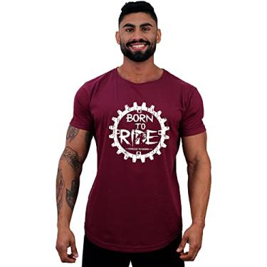 Imagem de Camiseta Masculina LongLine MXD Conceito Estampas MTB Mountain Bike Speed Gravel T-Shirt Ciclismo Casual (GG, Opção 34)