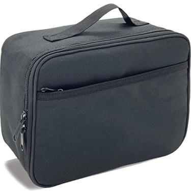 Imagem de Kulle Lancheira para Meninos e Mulheres, Isolada, Lavaável, Reutilizável, Espacial com Astronauta Tubarão Camuflado Dinossauro Preto