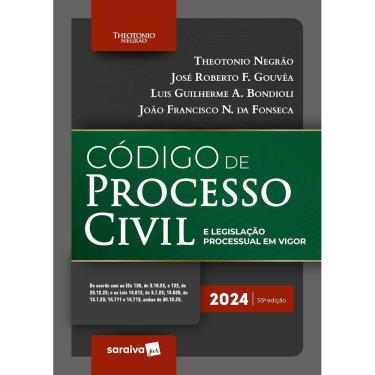 Imagem de Código de Processo Civil e Legislação  Processual - 55ª ed.