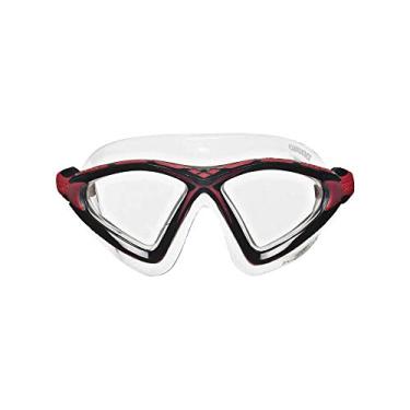 Imagem de Arena Oculos X-Sight 2 Lente Transparente, Preto/ Vermelho