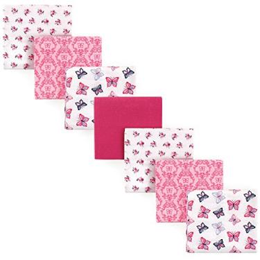 Imagem de Hudson Baby Conjunto de cobertores unissex de flanela de algodão para bebês, borboletas, tamanho único