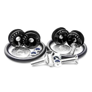 Imagem de Xotic Tech — Tampas para para-choques de carro JDM de liberação rápida (preto)