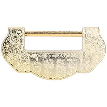 Imagem de Fechadura de Porta, Conjunto de Chave de Fechadura, Conjunto de Fechadura Esculpida Fechadura de Porta Design de Textura Requintado para Caixas de Madeira Caixas de Joias Caixas